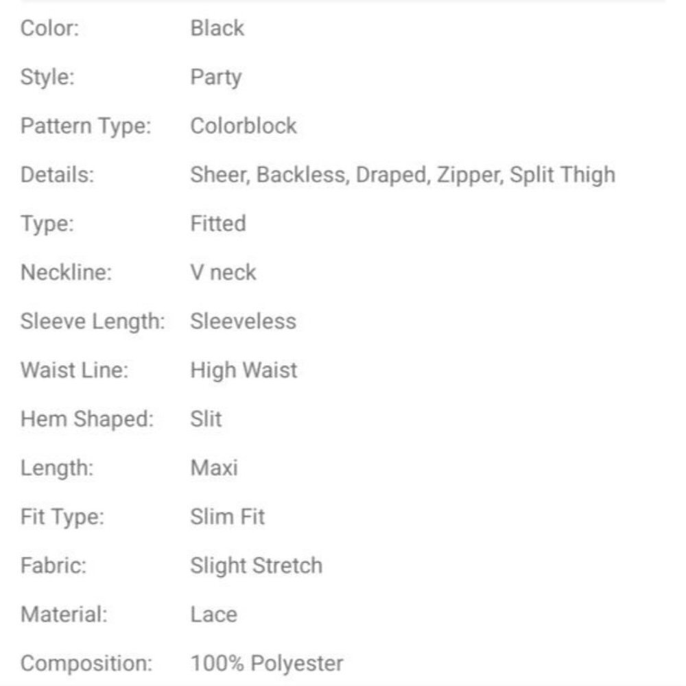 PREMIUM BRAND AND QUALITY SPECIAL EVENT MAXI DRESS - Picture 8 of 9
